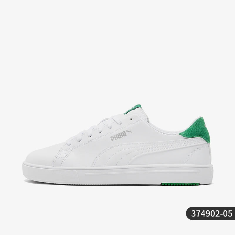 Puma Authentique Serve Pro Lite Chaussures basses blanches pour hommes et femmes 374902-05