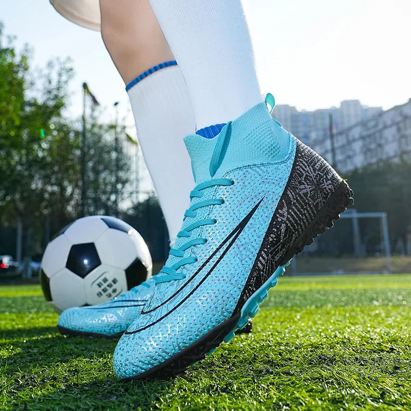 Offre spéciale chaussures de Football de qualité chaussures de Football pour hommes crampons de Football pour enfants bottes de Football originales enfants chaussures de Futsal unisexe