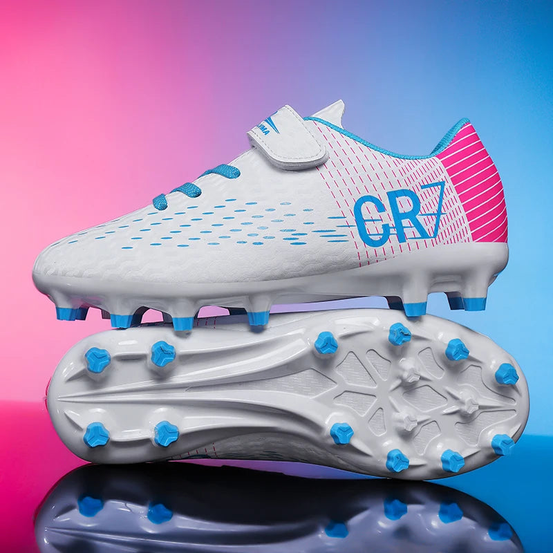Nouvelles chaussures de football pour hommes et enfants, crampons professionnels antidérapants ultralégers pour garçons, chaussures de match de football, chaussures d'entraînement, livraison directe