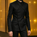 Costume Homme Sur Mesure Croisé à Double Boutonnage Design X, Ensemble 2 Pièces (Blazer et Pantalon) pour Mariage, Bal de Promo, Marié 2026