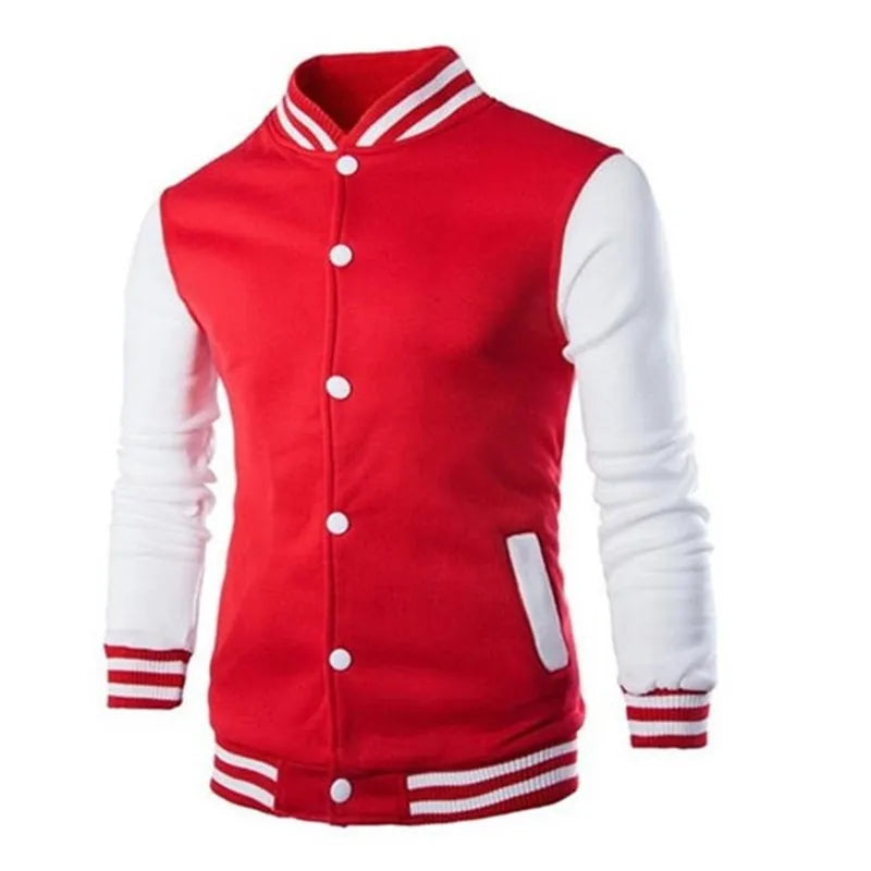 Manteau de Baseball pour hommes, coupe cintrée, personnalisé, décontracté, veste de sport, nouveau imprimé, col montant, Cardigan, vêtements d'extérieur, 2023