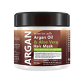 Huile d'argan-Masque capillaire e Vera pour les touristes, contrôle de l'huile, hydratant, revitalisant, doux, lisse, frisottis endommagés, réparation, revitaliser manuellement, soin des cheveux