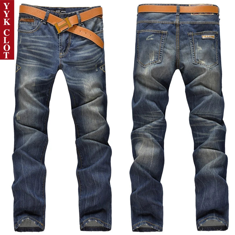 Jean Noir pour Homme, Pantalon Cargo, Streetwear, Baggy, Slim, Denim, Mode Coréenne
