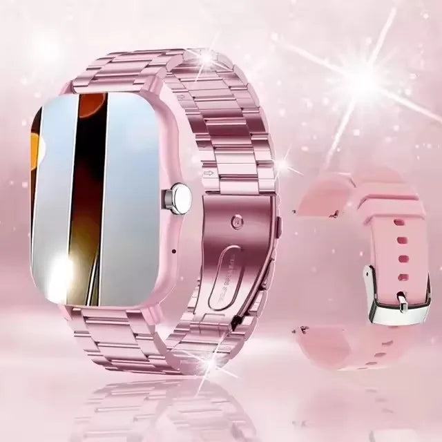 Nouvelle montre connectée multifonctionnelle 2026 pour hommes et femmes, bracelet de fitness et de sport avec Bluetooth, musique, moniteur de sommeil