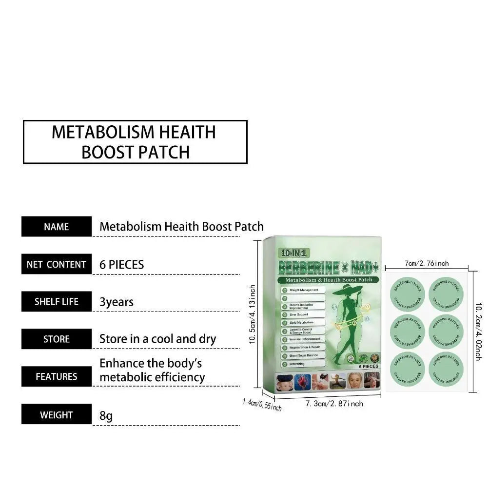 Patch avancé Nano NAD+ pour la gestion du poids, micro-aiguilles raffermissantes, facile à utiliser, autocollant amincissant pour le corps, soin corporel