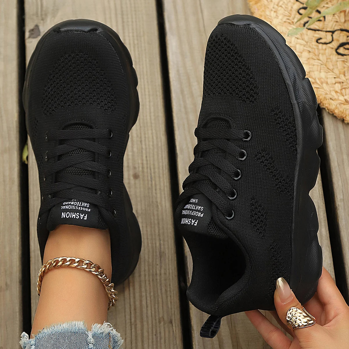 Femmes chaussures de Sport mode plate-forme baskets dames printemps été chaussures plates chaussures de course pour femmes chaussures décontractées maille Jogging Tennis