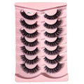 Classique 3D Volume Faux cils de vison aspect naturel moelleux Faux cils vaporeux oeil de chat cils moelleux 3D cils de vison