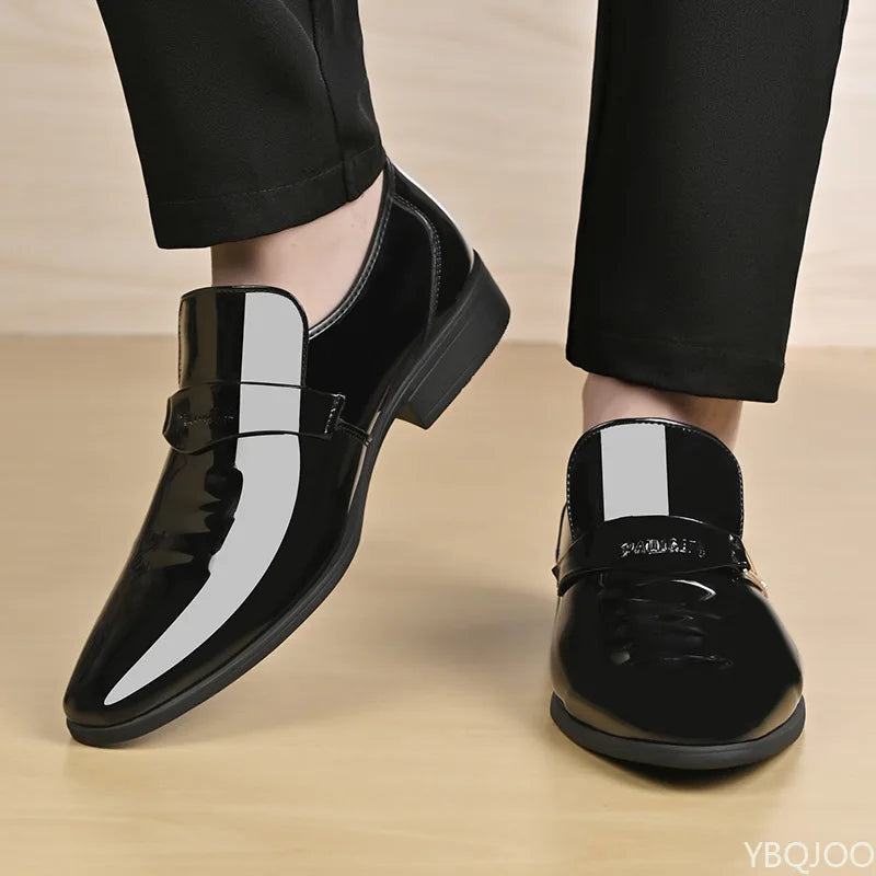 Chaussures formelles de bureau pour hommes, grande taille, à la mode, coupe basse, confortables au quotidien, pointues, multifonctions, pour mariage, 2026