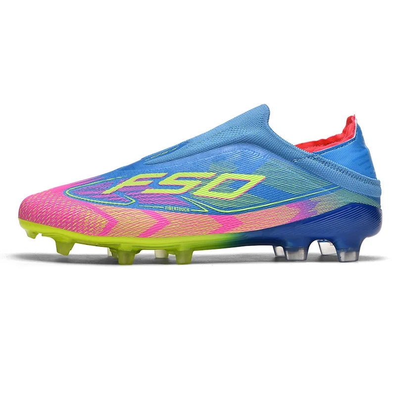 Chaussures de football pour hommes et femmes, crampons FG/TF, bottes de football originales professionnelles, pour entraînement sur gazon et en salle, baskets unisexes antidérapantes