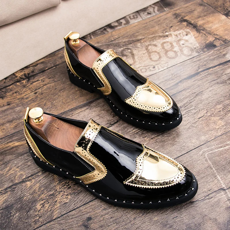 Taille 38-48 classique hommes mocassins hommes décontracté confortable à la mode petites chaussures en cuir européen américain élégant marque chaussures