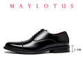 Haute qualité hauteur augmenter Oxford chaussures habillées hommes véritable cuir de vache costume chaussures ascenseur richelieu mariage formel ascenseur chaussures