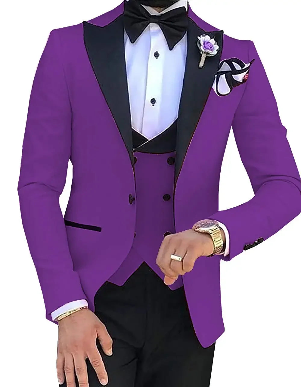 2024 hommes 3 pièces costumes pour hommes sur mesure marié garçons d'honneur Tuxedos mariage hommes costume Terno Masculino (veste + pantalon + gilet)