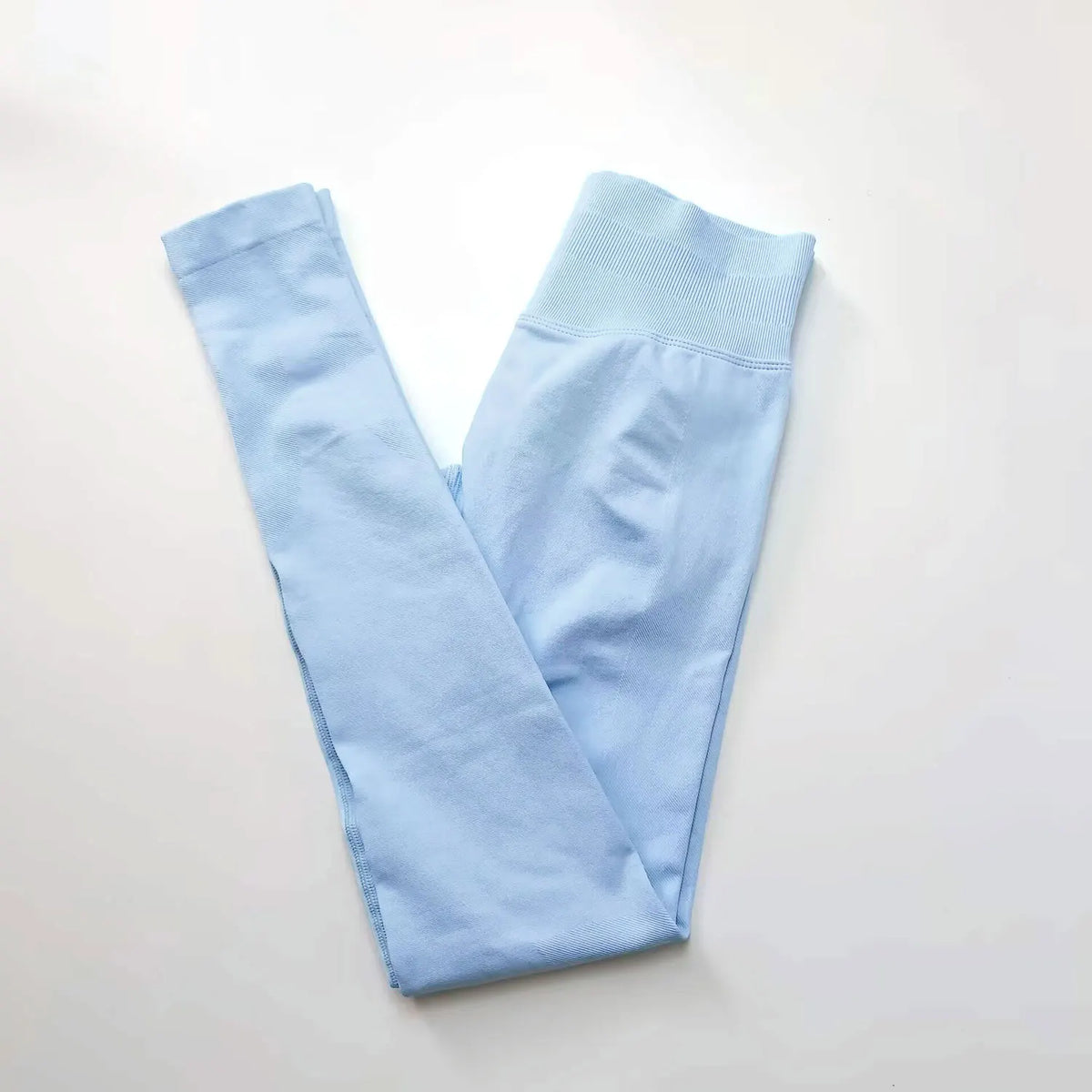 NCLAGEN Leggings de yoga pour femme, pantalon de sport sans couture, avec bande côtelée basse, vêtements de gym, tenue de fitness, collants effet scrunch bum