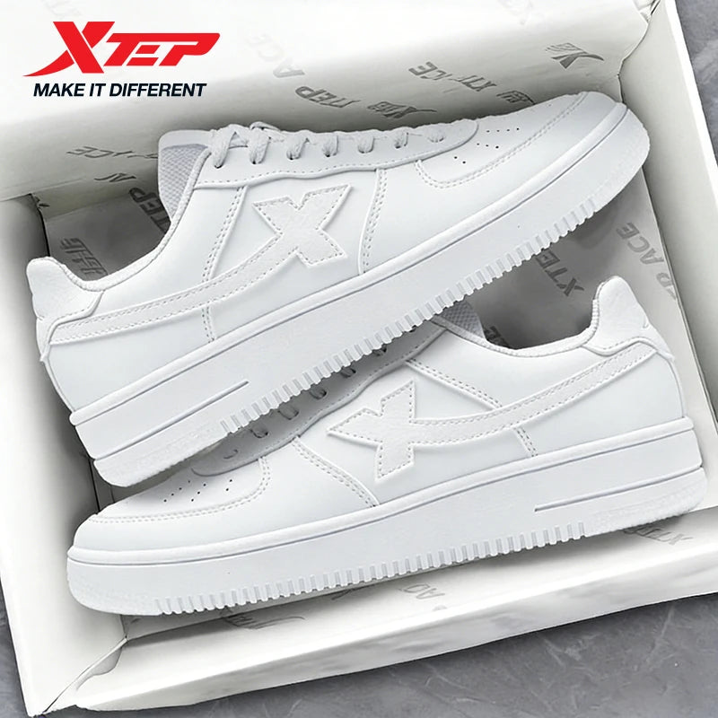 Xtep chaussures de skateboard pour hommes à la mode Style de rue mode bas semelle épaisse durabilité chaussure de Jogging confortable 874119319851