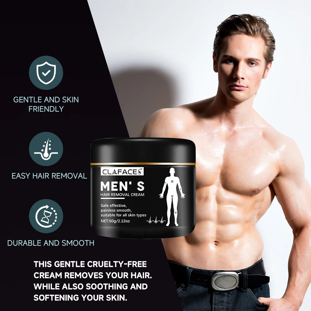 Crème d'épilation rapide indolore inhibiteur de croissance des cheveux bras aisselles jambes dépilatoire Permanent pour hommes femmes beauté soins de santé 60g