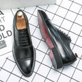 Chaussures habillées de luxe pour hommes, chaussures d'affaires décontractées à la mode, chaussures de Banquet de fête rétro pour hommes, chaussures de mariage Brogue sculptées à lacets, taille 48