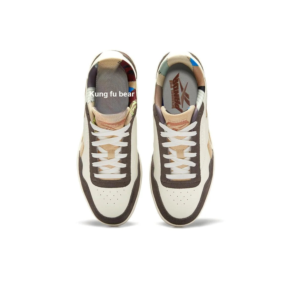 Reebok Royal Techque Chaussures de skateboard unisexe basses beige marron