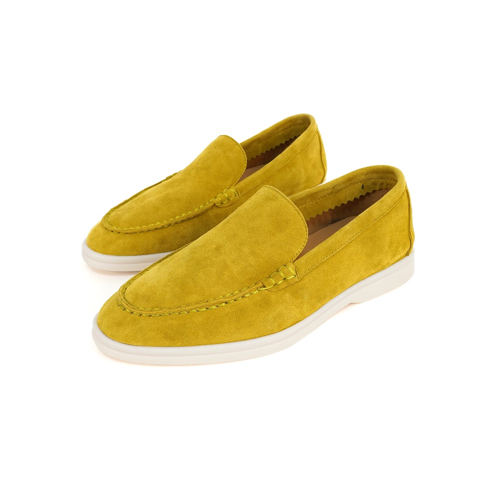 Chaussures plates de luxe en cuir pour femmes, mocassins de créateur, chaussures de marche confortables pour femmes, chaussures décontractées d'été, décontractées 44