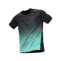 Vêtements de sport pour hommes, manches courtes et shorts en soie glacée, vêtements de course, T-shirt dégradé de tennis de table et de badminton pour hommes
