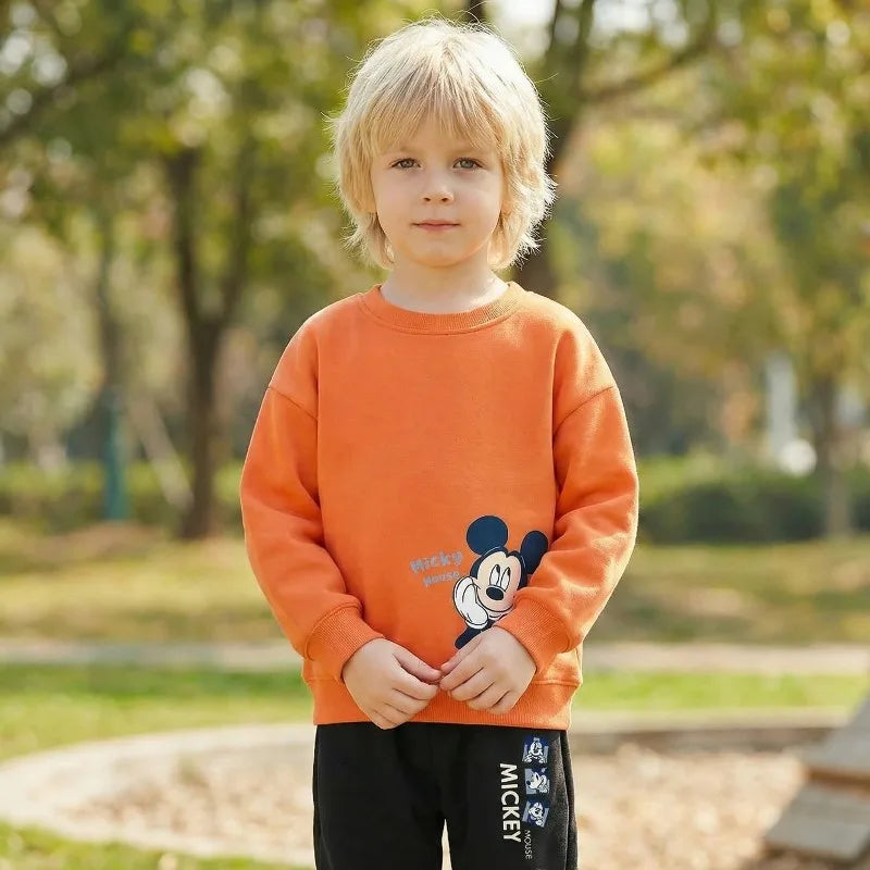 Nouveauté Printemps 2026 : Ensembles de survêtements pour enfants – Pull à col rond et pantalon long pour garçons, ensemble deux pièces fin et respirant pour le sport