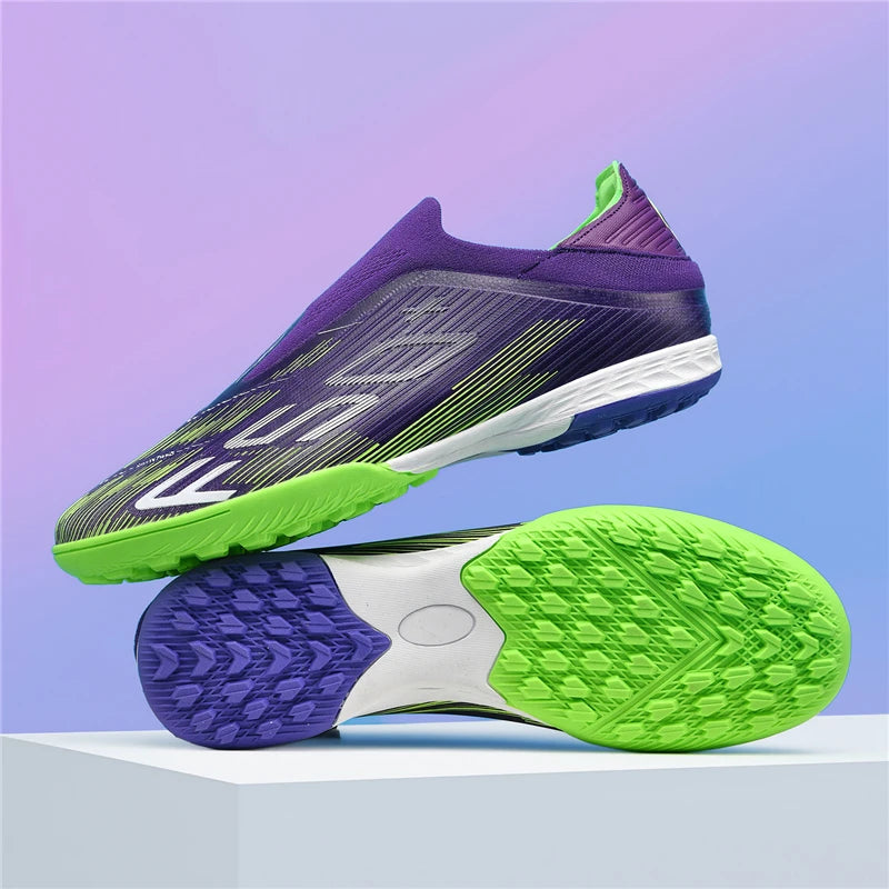 Nouvelles chaussures de football pour hommes, antidérapantes, pour futsal en salle, crampons pour terrain gazonné, baskets de haute qualité, modèle haut de gamme, très vendues, pour l'extérieur