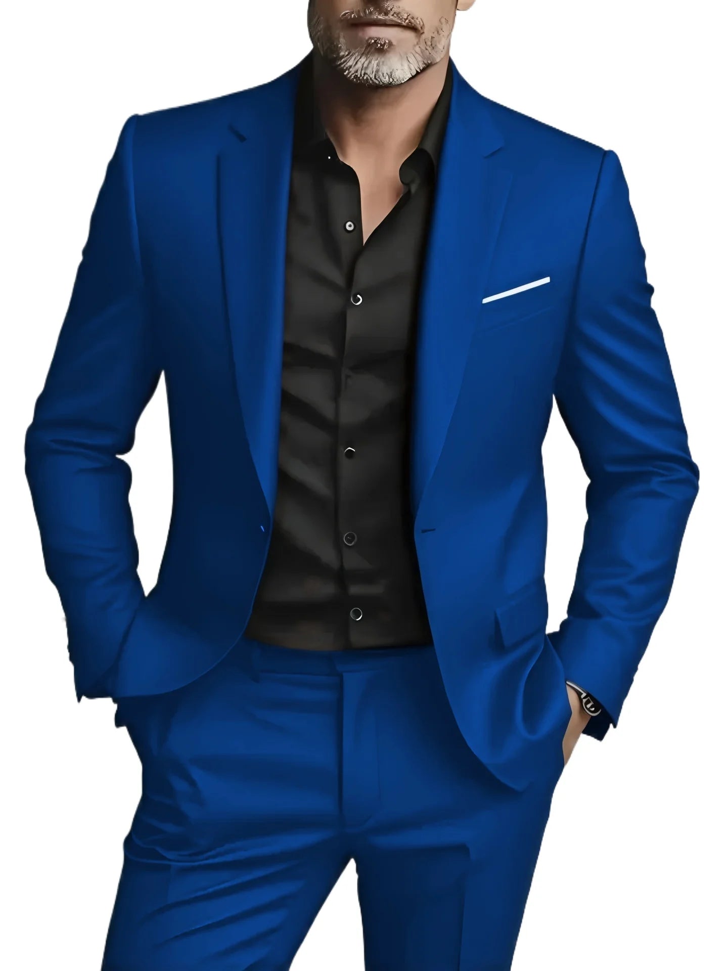 Costumes De marié pour hommes, 2 pièces, taille Extra Large, Tuxedos De mariage, ensembles De bal, Blazer d'affaires