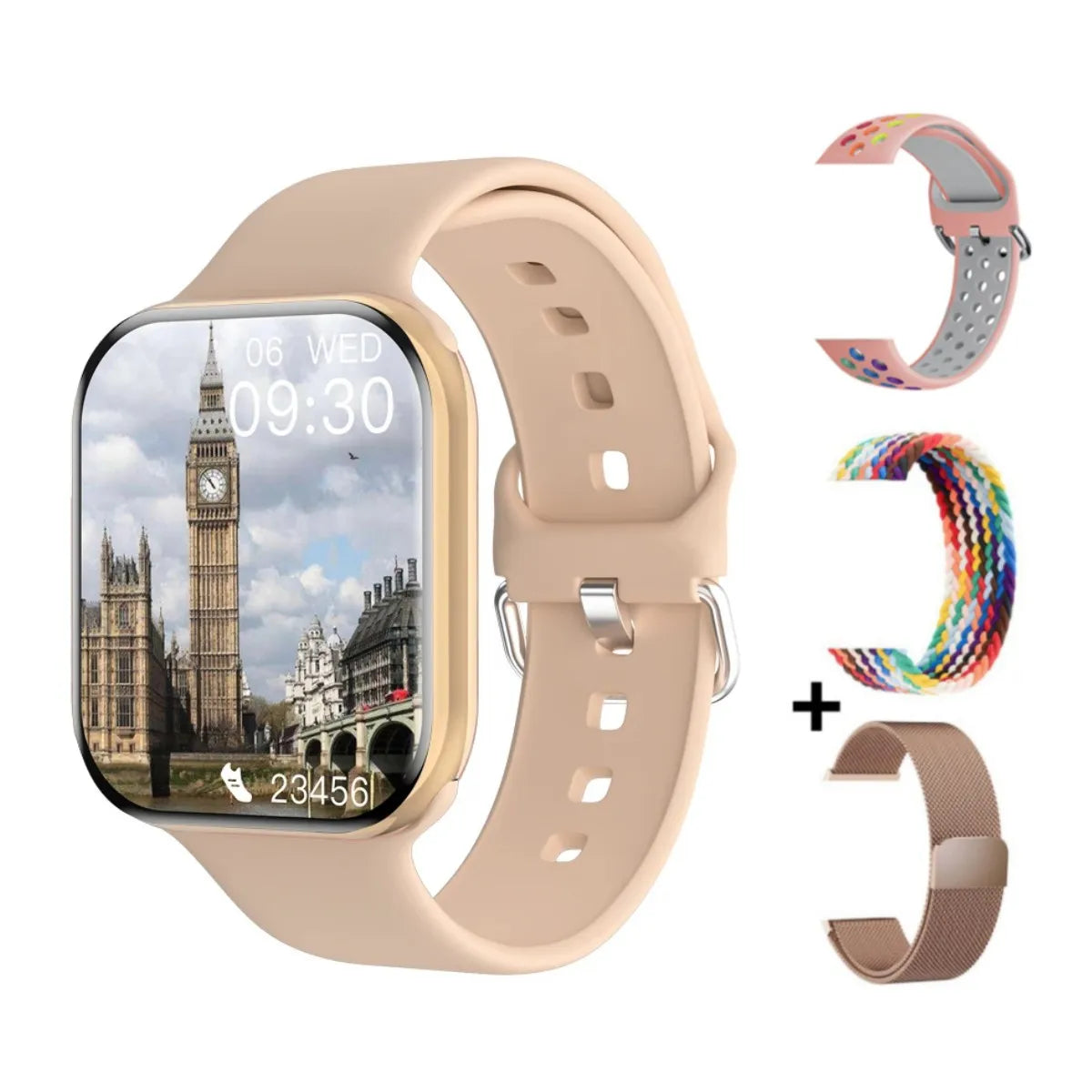 Montre connectée GPS 2026 Série 10 avec mémoire, musique, vidéo, appels Bluetooth, moniteur de fréquence cardiaque, étanche, NFC pour Apple et Android