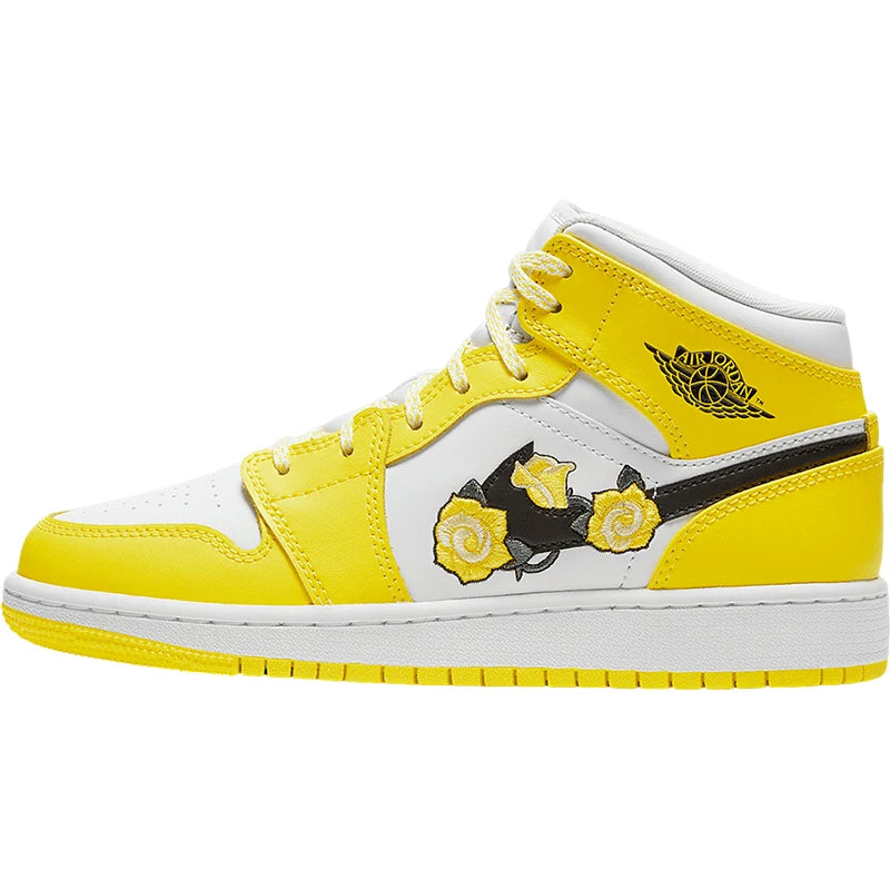 Nike Authentique AIR JORDAN 1 MID SE (GS) Baskets décontractées pour enfants AV5174-700