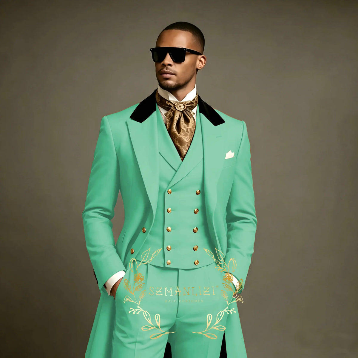 Costume de bal gris clair 3 pièces coupe ajustée pour homme, ensemble blazer long pour marié, garçons d'honneur, affaires, banquets et soirées