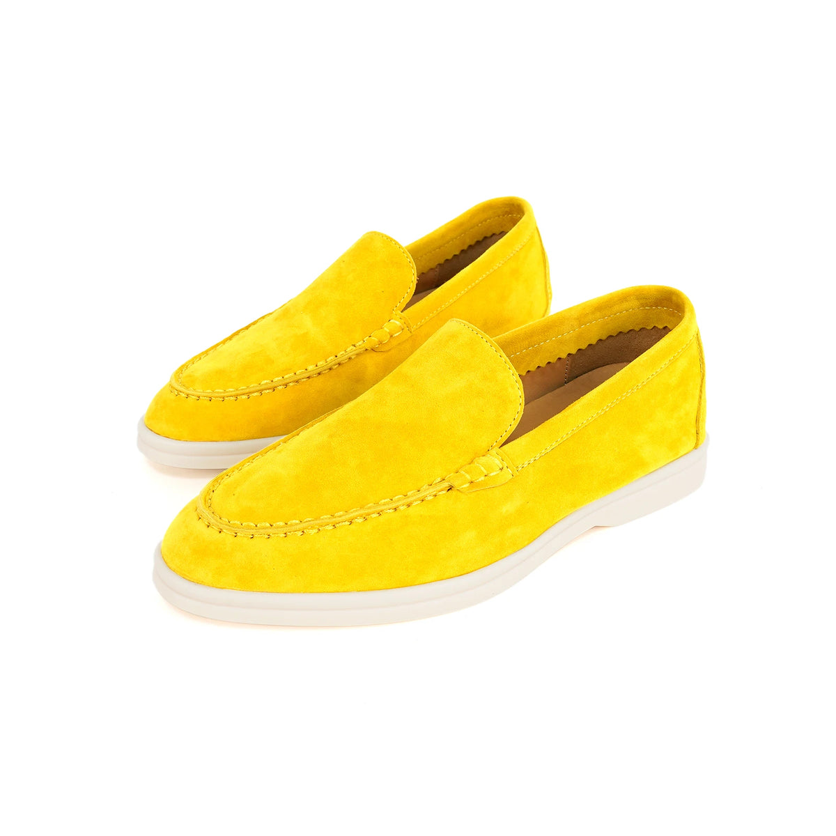 Chaussures plates de luxe en cuir pour femmes, mocassins de créateur, chaussures de marche confortables pour femmes, chaussures décontractées d'été, décontractées 44