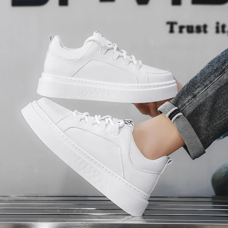 Chaussures basses décontractées pour hommes, légères, confortables, semelle souple, Version coréenne, chaussures de sport à lacets, à la mode, nouvelle collection été