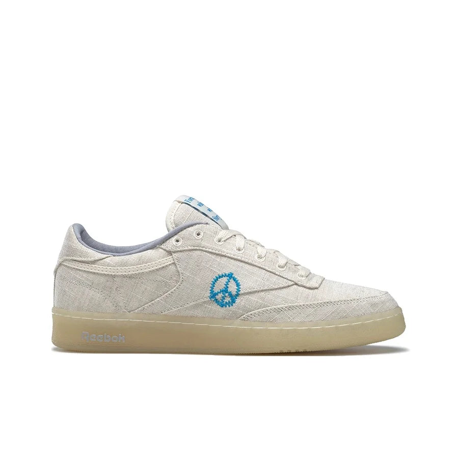 Chaussures de skateboard Reebok Club C unisexes basses gris/bleu