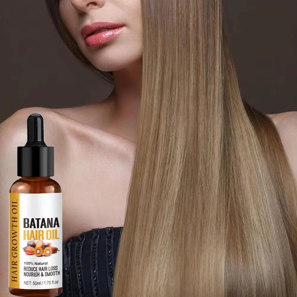 Huile de Batana pour la croissance des cheveux, produits de croissance rapide, huile essentielle de Batana, traitement contre l'alopécie, la perte de cheveux et la calvitie pour hommes et femmes