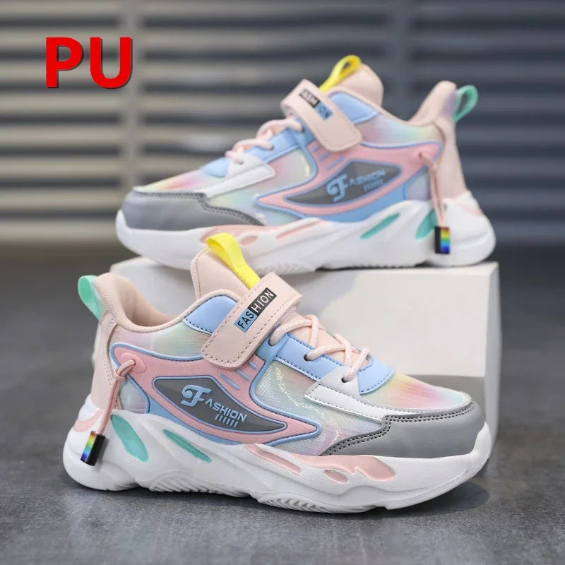 Chaussures décontractées en fourrure chaude pour filles, baskets épaisses de princesse, mignonnes pour enfants, été, hiver, 3, 5, 6, 7, 8