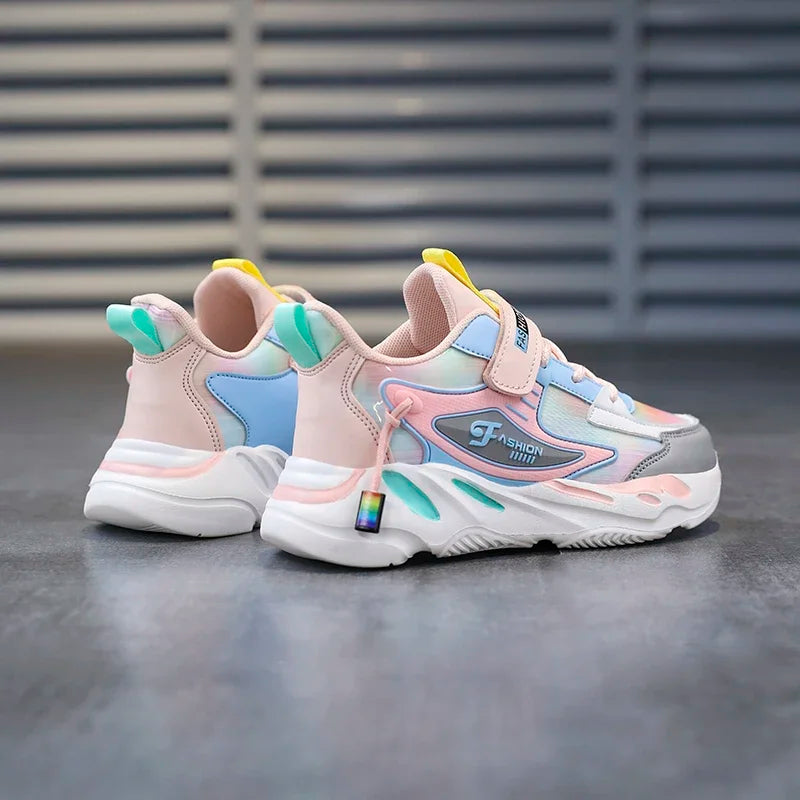 Chaussures décontractées en fourrure chaude pour filles, baskets épaisses de princesse, mignonnes pour enfants, été, hiver, 3, 5, 6, 7, 8
