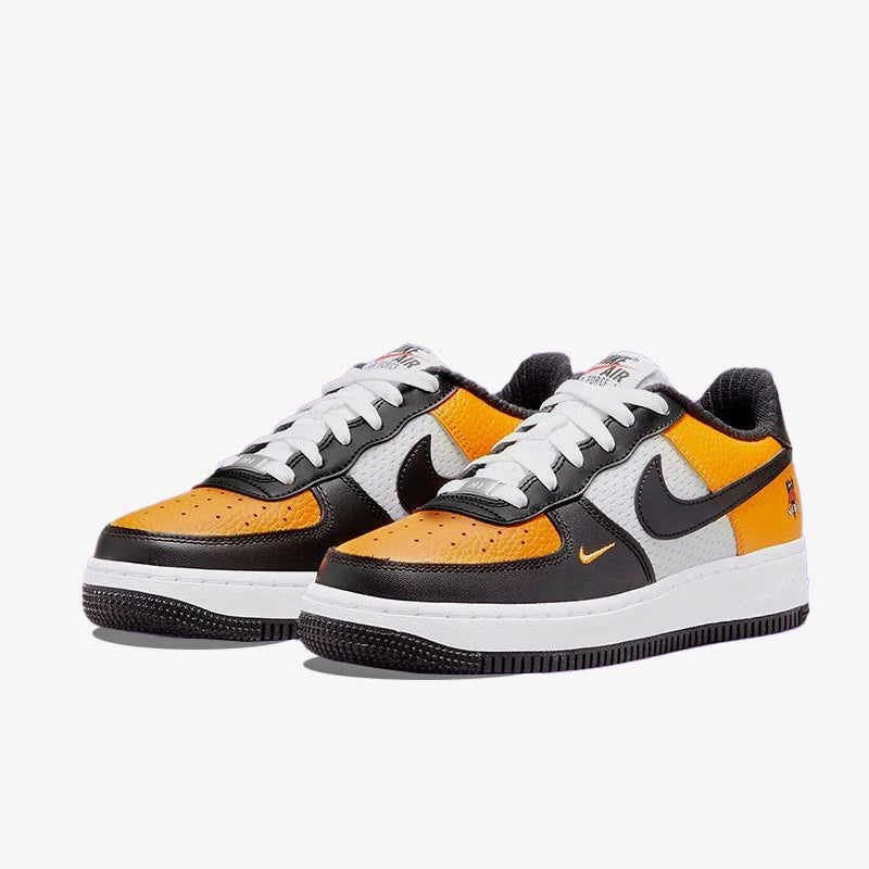 Nike véritable Air Force 1 chaussures basses pour enfants épissées résistantes à l'usure DQ7779-700
