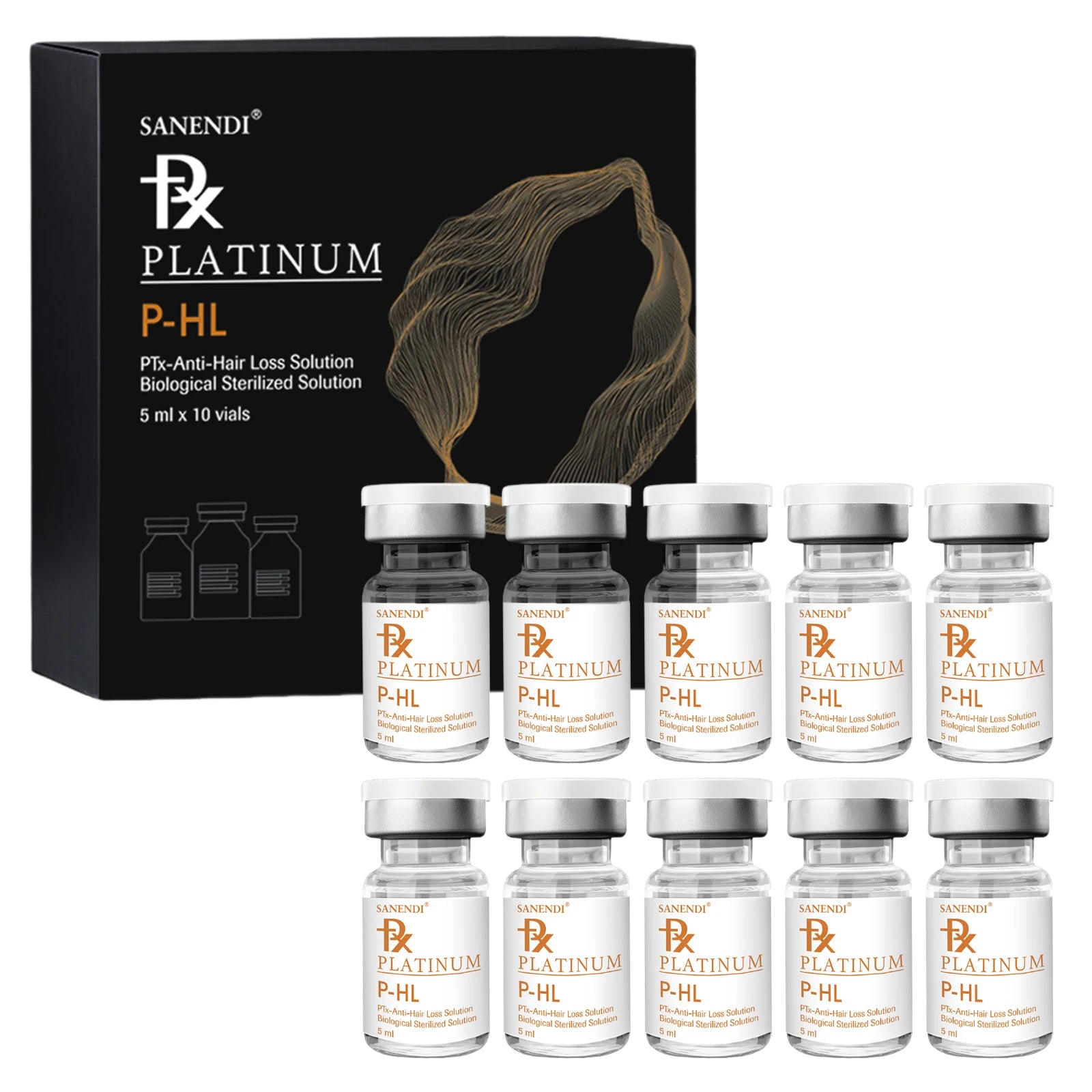 Sanendi coréen sérum de croissance des cheveux P-HL Ptx Peptide Essence Dr.Pen Booster Solution Anti-perte de cheveux réparation hydratant pour la peau