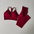 Combinaison de sport pour femme Peach à taille haute et effet push-up, résistante aux chocs, pour le yoga, la course et le style