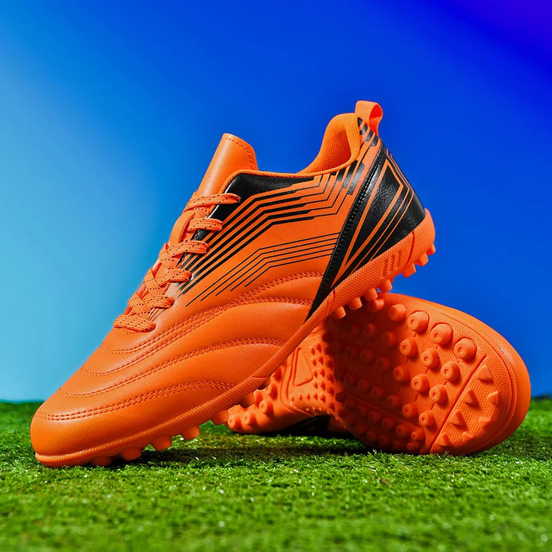 Chaussures de Football pour hommes, bottes de Football professionnelles, Futsal, vente en gros, confortables, TF, chaussures d'extérieur antidérapantes de haute qualité