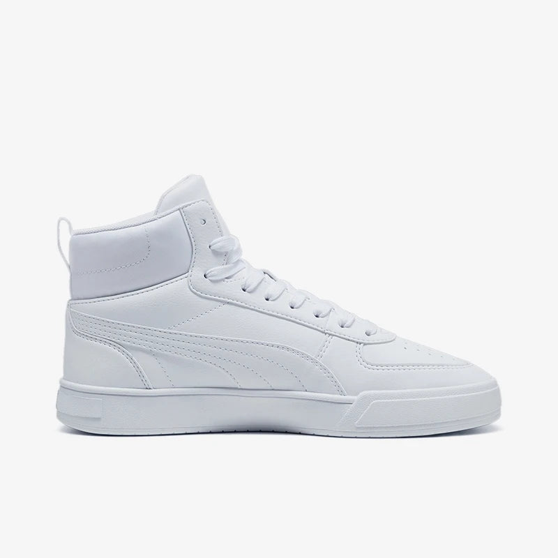 Puma Genuine CAVEN Baskets de sport mi-hautes en cuir simple à semelle épaisse pour hommes et femmes 401799-01