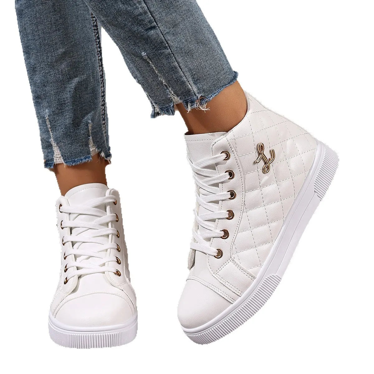 Chaussures confortables à la mode pour femmes, chaussures de sport et de loisirs élégantes à tête ronde, couleur unie, nouvelle collection printemps et automne