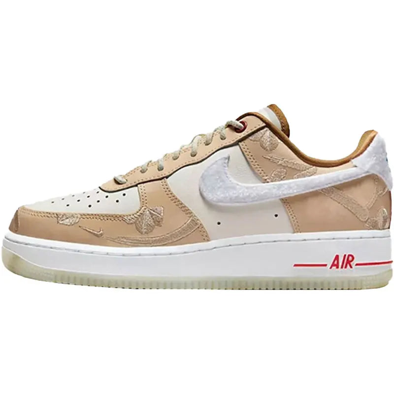 Nike véritable AIR FORCE 1 '07 LX chaussures de skate de sport pour femmes FD4341-101