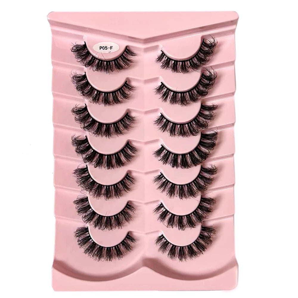 Classique 3D Volume Faux cils de vison aspect naturel moelleux Faux cils vaporeux oeil de chat cils moelleux 3D cils de vison