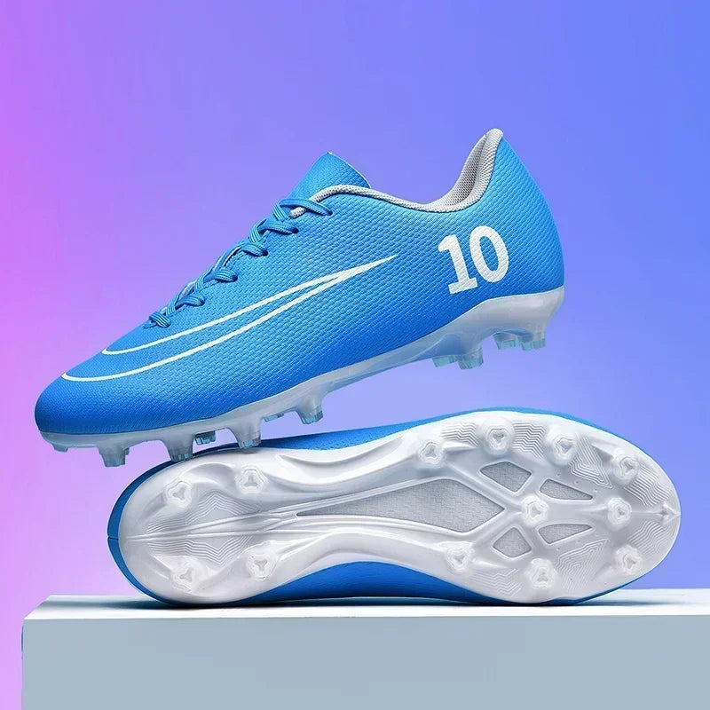 Nouvelles chaussures de football pour hommes, chaussures de football professionnelles, chaussures d'entraînement en plein air pour adultes et enfants, chaussures de sport ultralégères TF/FG, chaussures de futsal de haute q