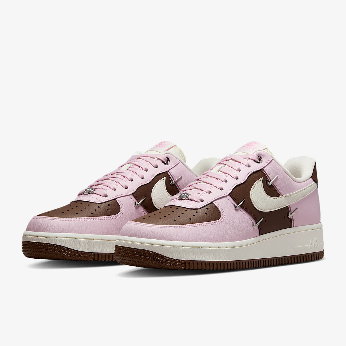 Nike véritable Air Force 1 chaussures de planche basses respirantes et résistantes à l'usure pour femmes IO7595-211