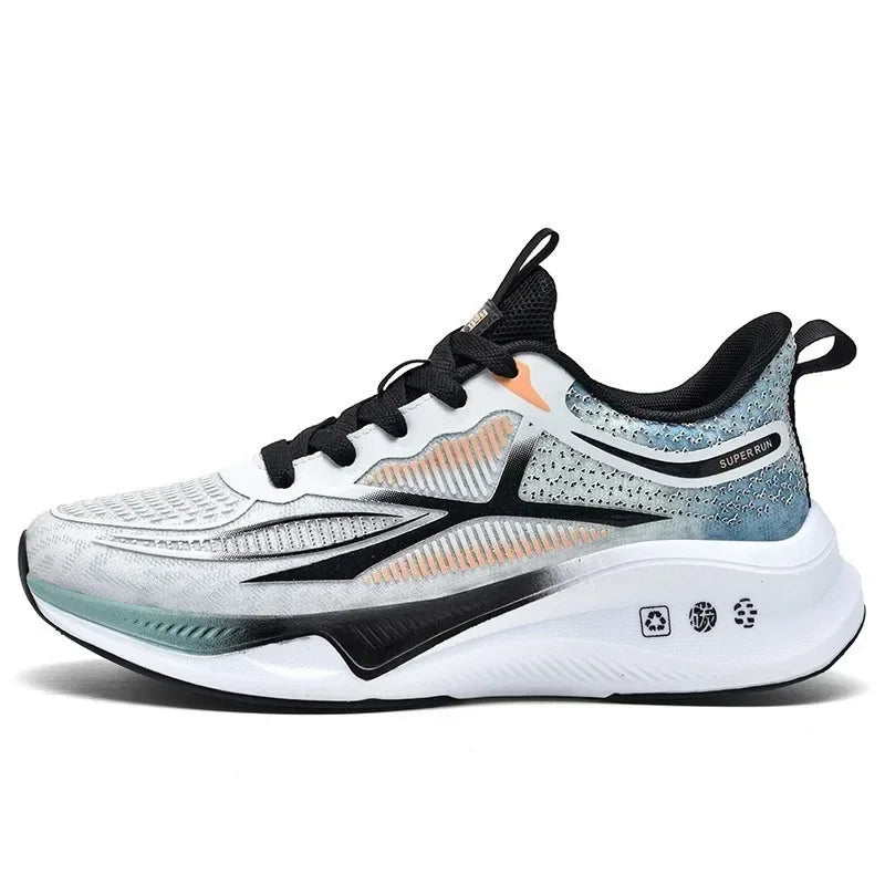 Chaussures de sport décontractées pour hommes, chaussures de tennis respirantes, chaussures de course en maille, baskets non ald à semelle souple, tendance de la mode en plein air, printemps