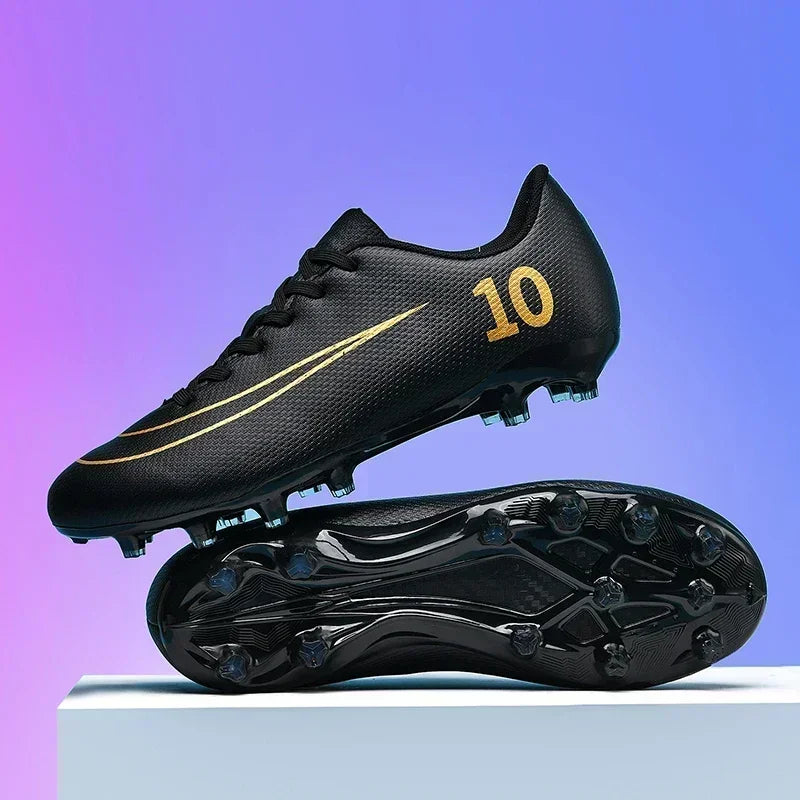 Nouvelles chaussures de football pour hommes, chaussures de football professionnelles, chaussures d'entraînement en plein air pour adultes et enfants, chaussures de sport ultralégères TF/FG, chaussures de futsal de haute q