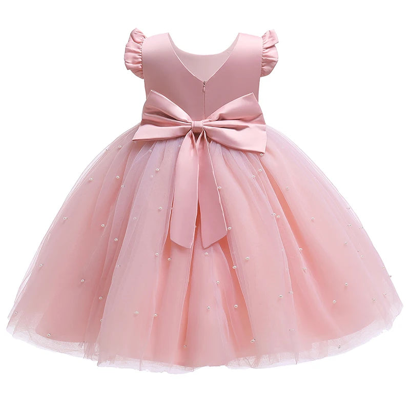 Robe bouffante en tulle pour filles, petite robe de princesse, costume de performance de piano, vêtements d'hôte, mode d'été, enfants de 2 à 10 ans, nouveau
