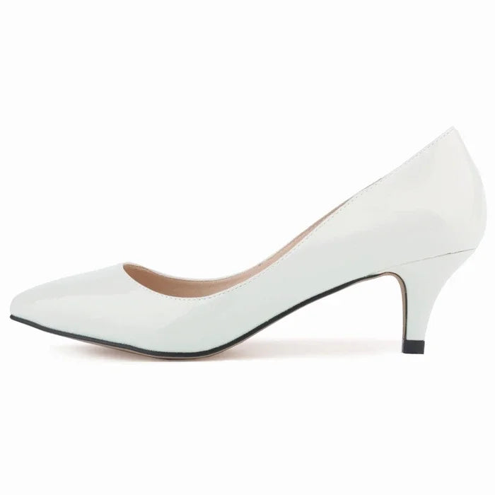 LOSLANDIFEN classique Sexy bout pointu 5 cm bas Med chaton talons hauts femmes pompes chaussures printemps marque Design robe chaussures de mariage