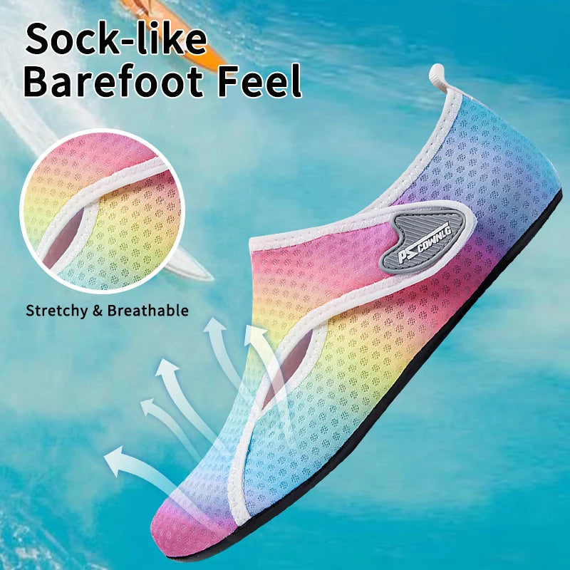 Chaussures de plongée femmes Aqua chaussures hommes plage natation Sport nautique chaussettes pieds nus Sneaker Fitness danse natation surf plongée en apnée chaussure